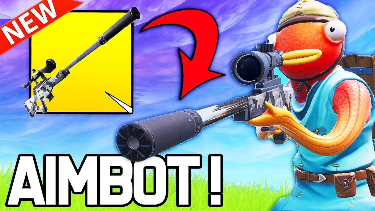 JE SORS MON AIMBOT POUR LE TOP 1 AVEC LE NOUVEAU SNIPER SILENCIEUX !