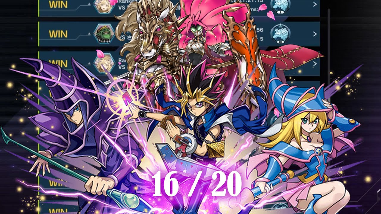New Dark Magician Deck with High win Ratio on Platinum Rank MASTERDUEL