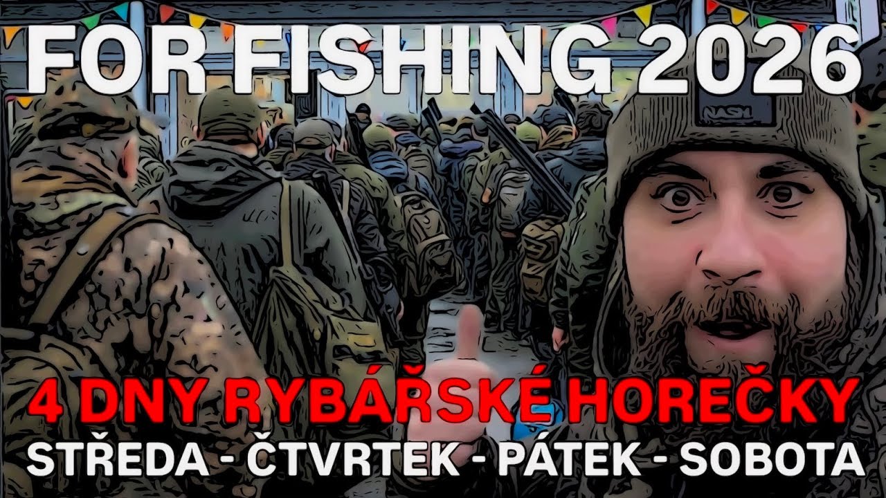 FOR FISHING 2026 Praha | Kubák a 4 dny rybářské horečky | Novinky a největší vystavovatelé