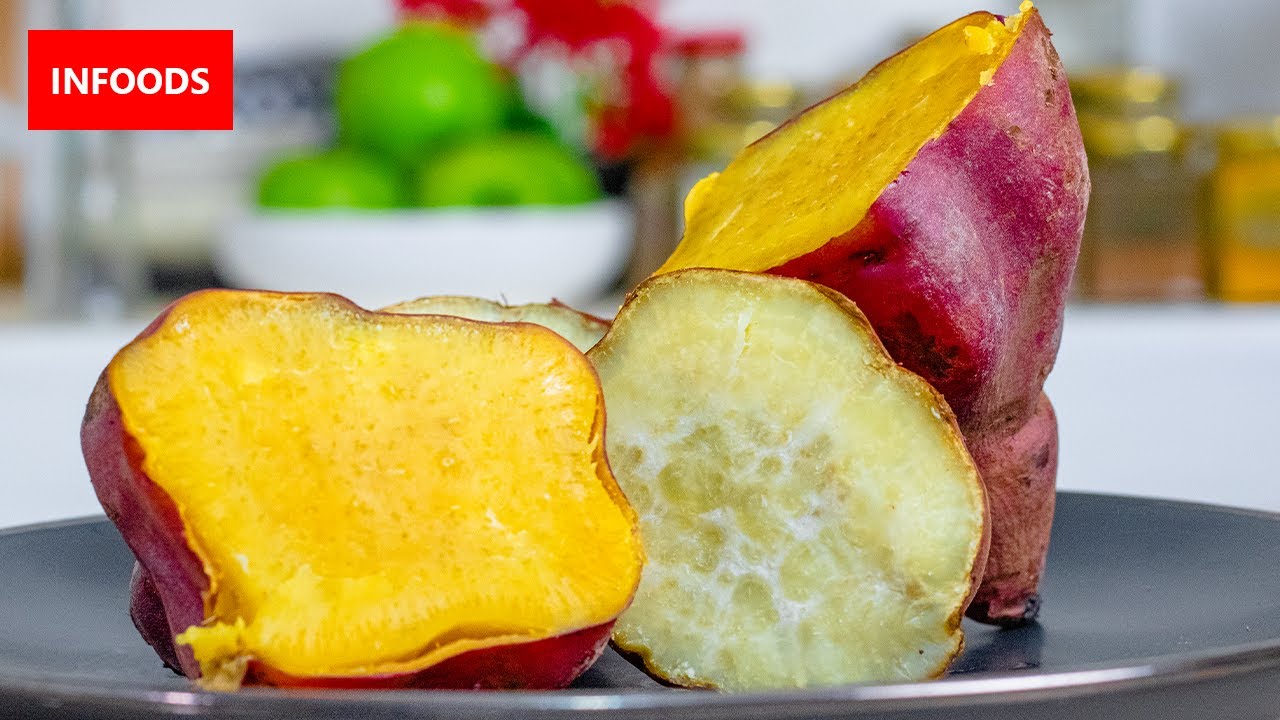 Рецепт жареного батата на завтрак | Как приготовить батат на завтрак | Infoods