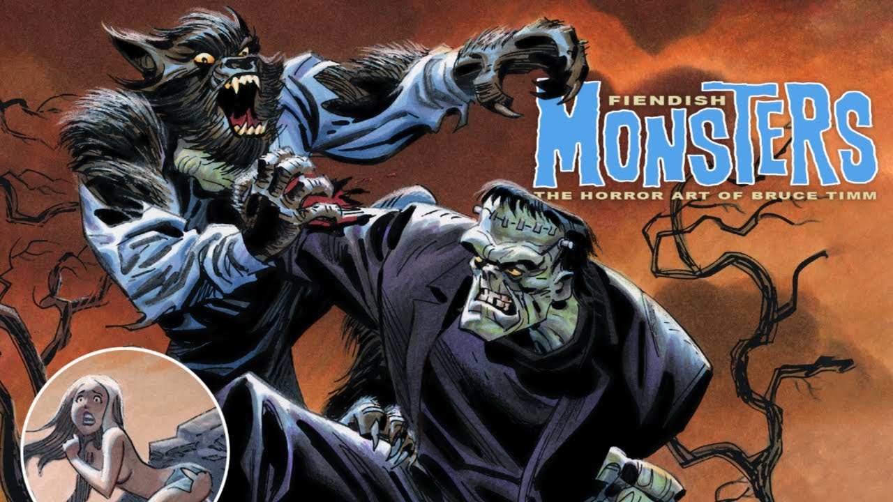 A Quick Flip Through Fiendish Monsters: The Horror Art of Bruce Timm