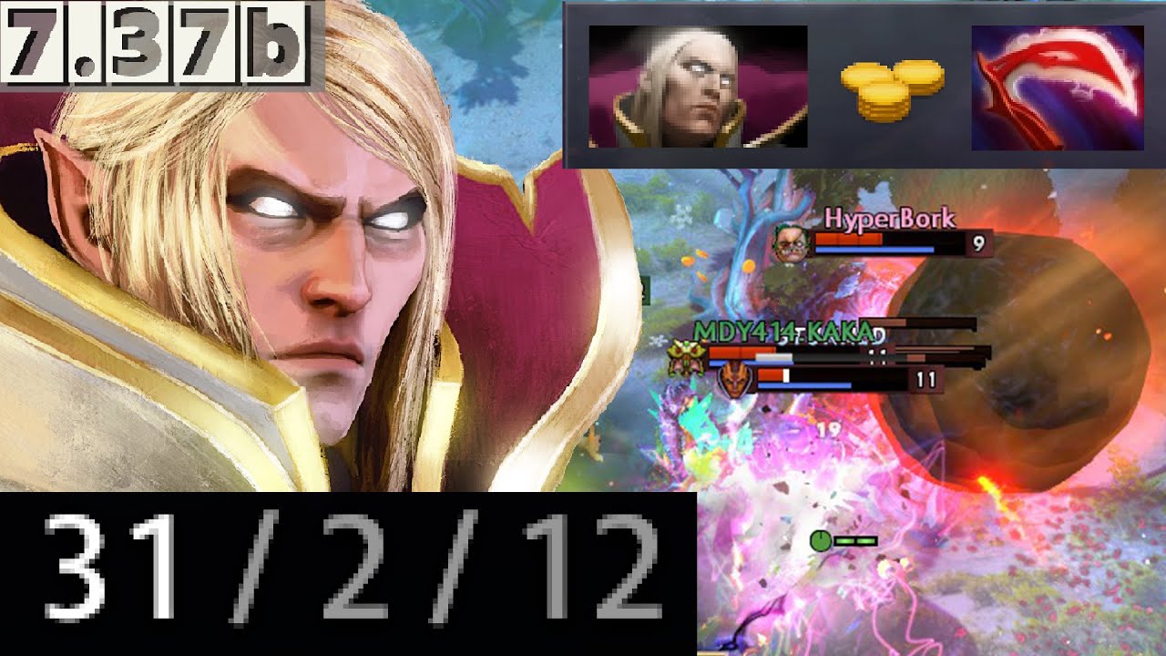 INVOKER DESOLATOR?? 31 KILLS STOMP | NEW PATCH 7.37b INVOKER GAMEPLAY