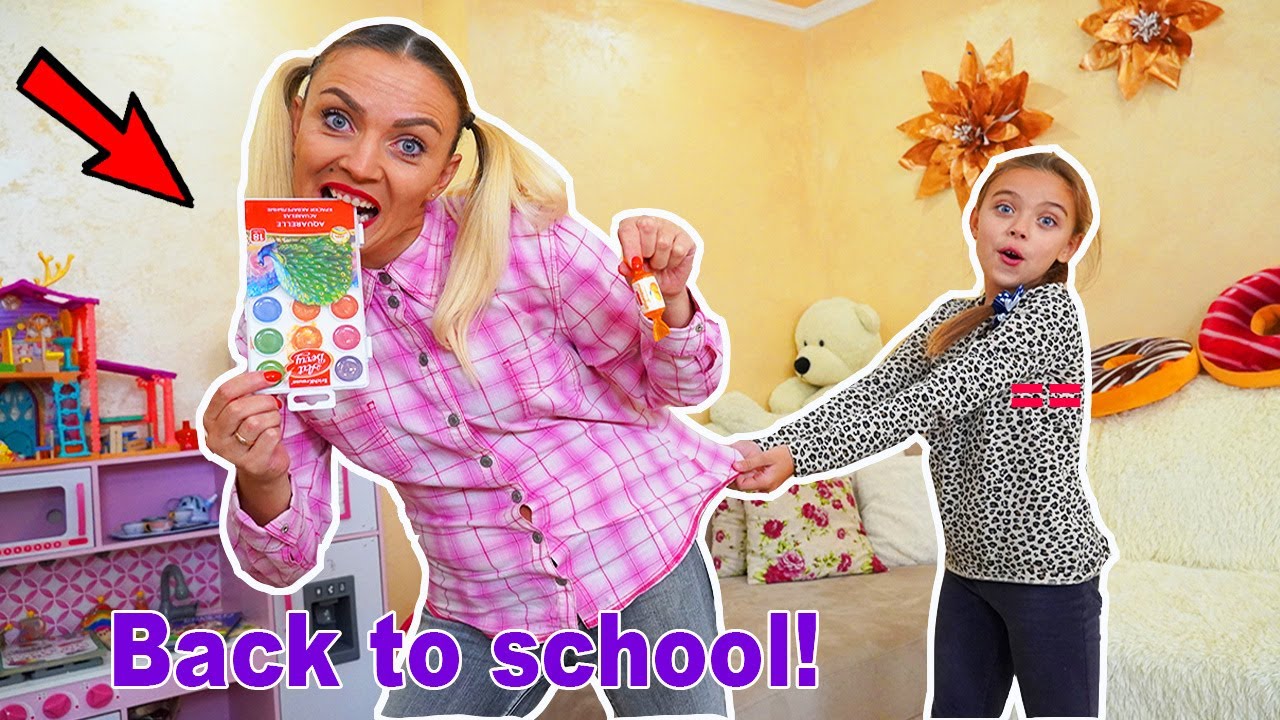 ZÂNICA Manânca RECHIZITE ȘCOLARE!!! Challenge BACK TO SCHOOL !!!