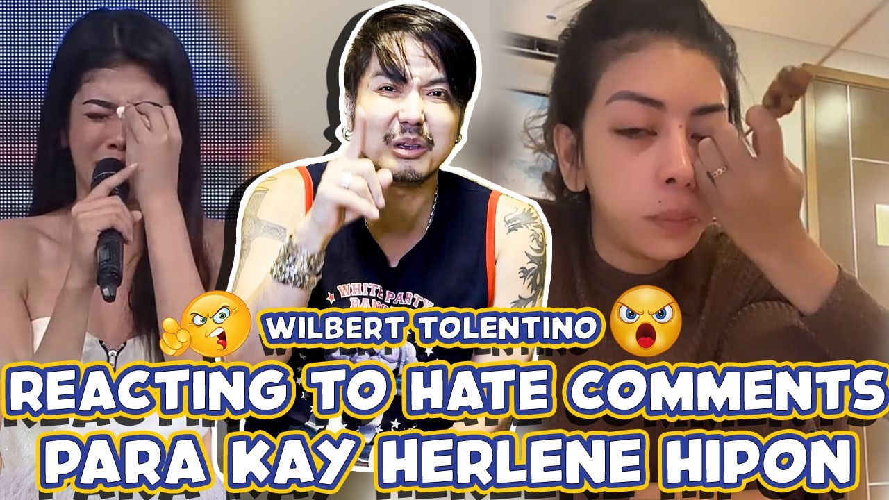REACTING TO HATE COMMENTS PARA KAY HERLENE HIPON l WILBERT TOLENTINO