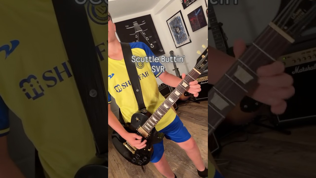 Scuttle Buttin’-SRV cover by Dom!! #guitar #svr #blues #gibson #guitarsolo #guitarcover