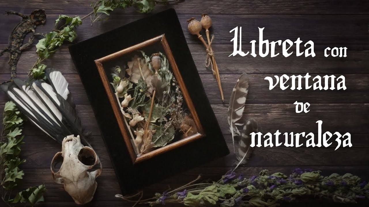 DIY: LIBRETA ARTESANAL con COMPARTIMENTO paso a paso || Grimorio | Libro de Sombras