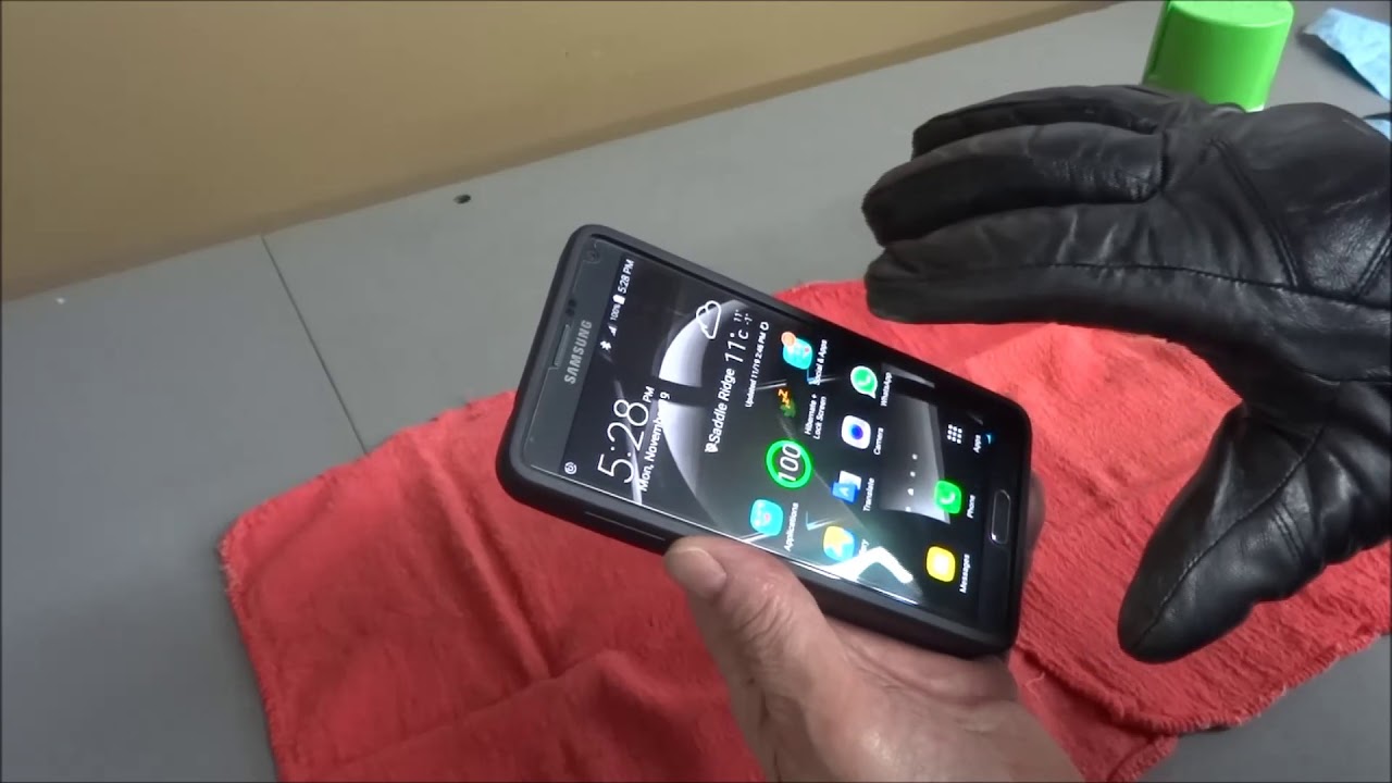 Making Leather Motorcycle Gloves Touchscreen Friendly The Jig A Loo Way