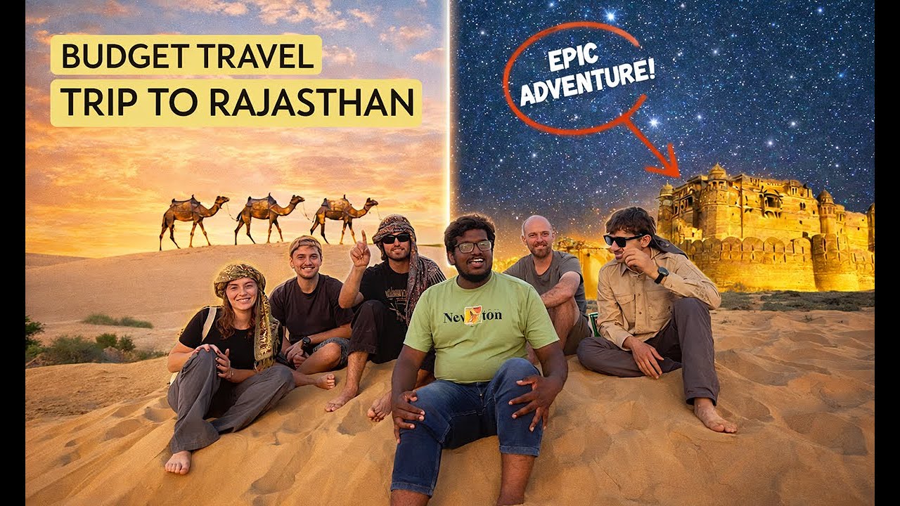 Solo Rajasthan Trip on a Budget 🇮🇳 | Forts, Desert & Camel Safari