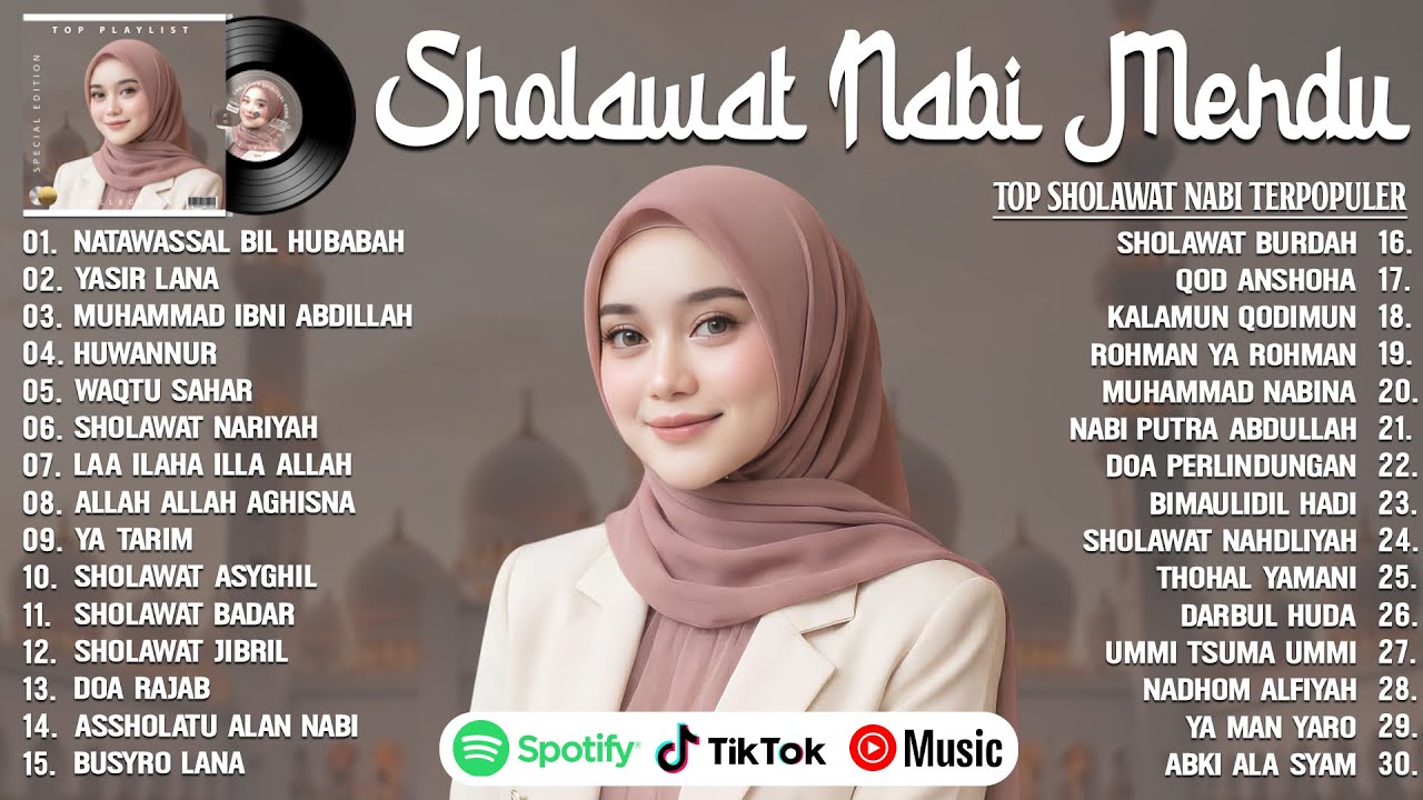 SHOLAWAT NABI MERDU BIKIN ADEM DI HATI PALING ENAK DIDENGAR - SHOLAWAT NABI TERBARU 2026 TERPOPULER