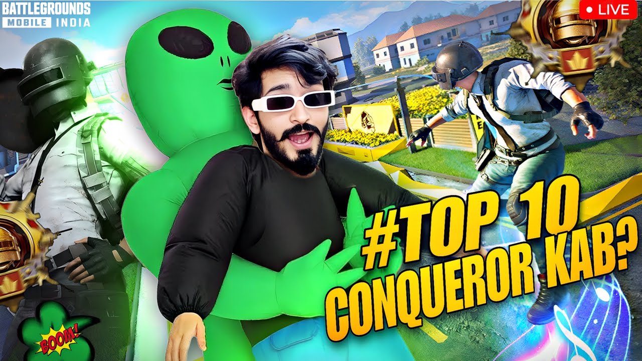 BGMI New Xsuit And CONQUEROR TOP 15  Lobby | BGMI Live