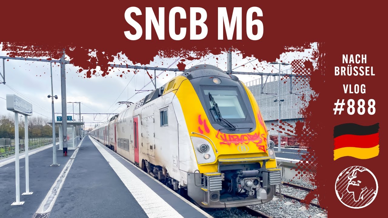 Im SNCB M6 nach Brüssel | TripReport (1. Klasse) | Vlog 888