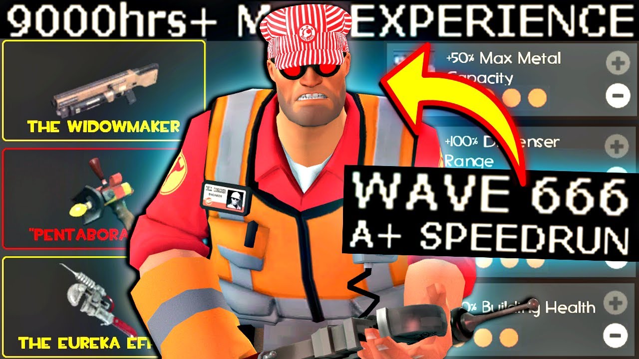 WAVE 666 A+ SPEEDRUN 🔸9000+ Hours MvM Experience (TF2 Gameplay)
