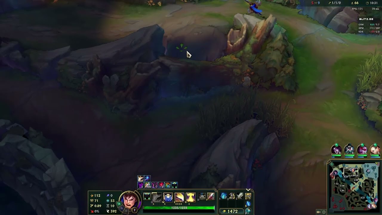 One Shot Full Critical Garen Jungle  #garen #jungle