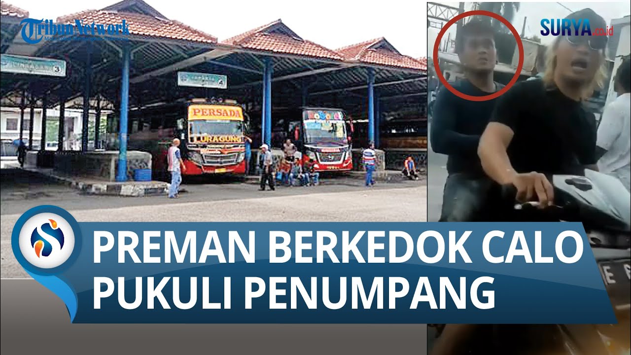 Calo Terminal Harjamukti Cirebon Pukuli Penumpang Elf, Nih Tampangnya Waktu Ditangkap Polisi