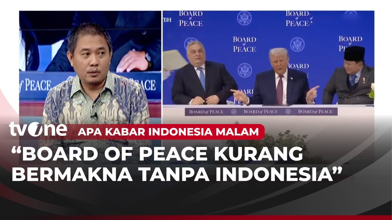 Pengamat Timteng: Indonesia Tidak Boleh Lembek, Agar Tidak Terbawa Arus Trump | AKIM tvOne