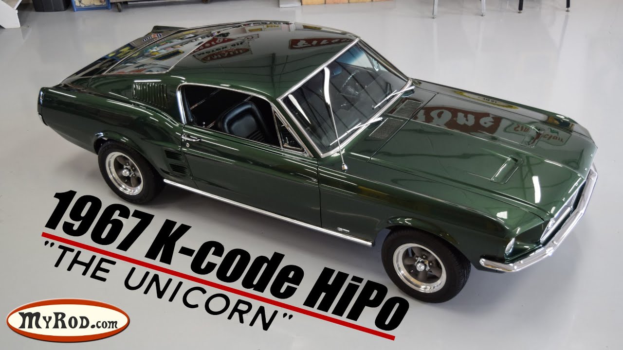 Этот Mustang с кодом K 1967 года... является одним из двух В МИРЕ, построенных компанией Ford!