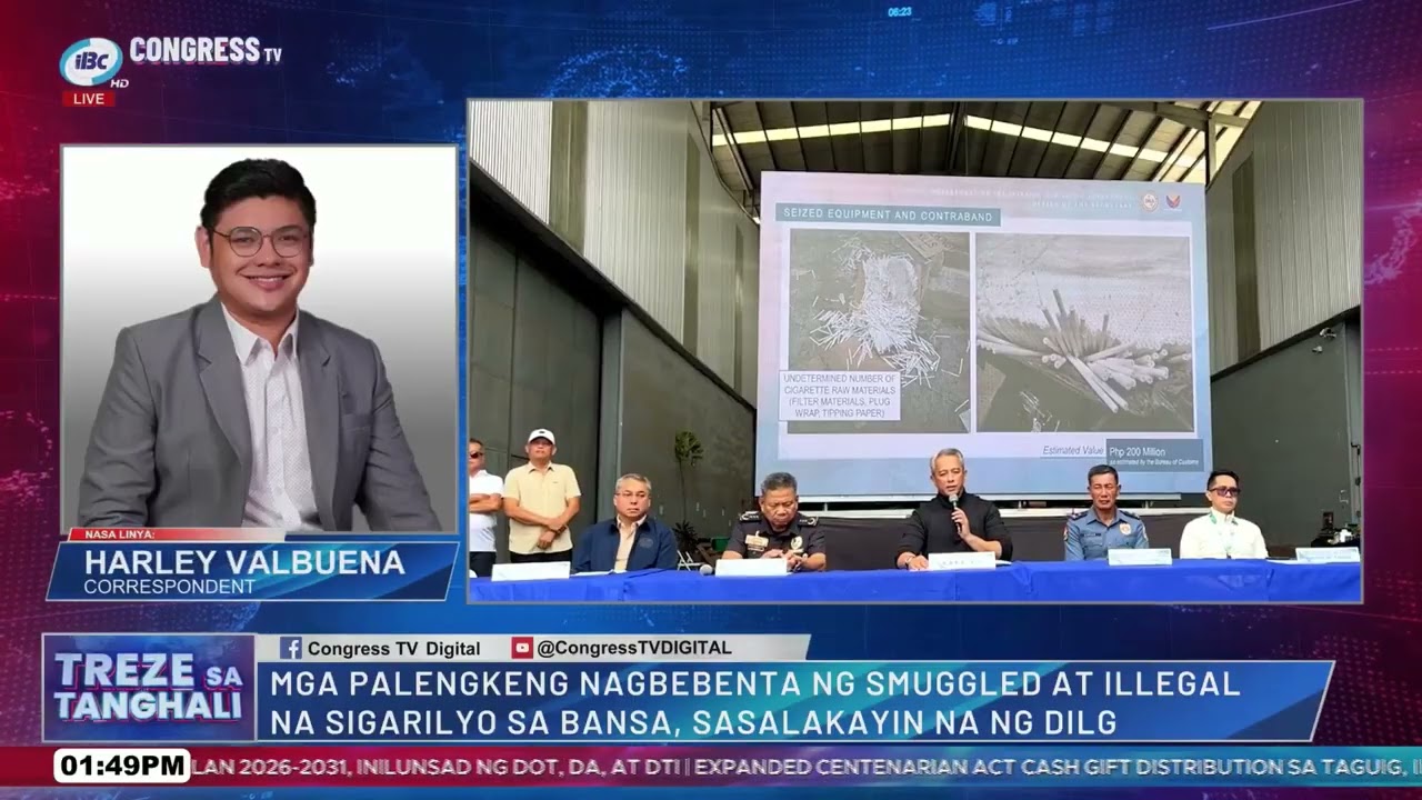 Mga palengkeng nagbebenta ng smuggled at illegal na sigarilyo sa bansa, sasalakayin na ng DILG.