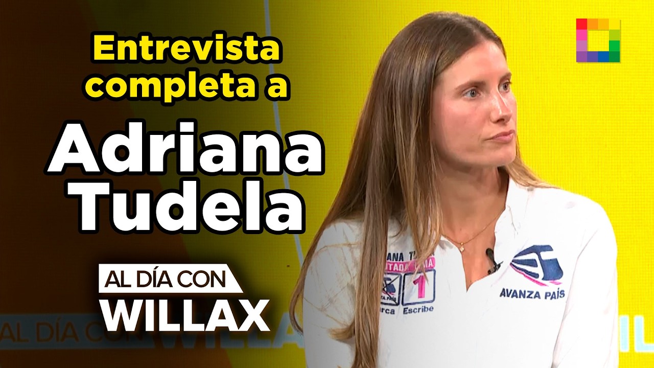 Al Día con Willax - FEB 05 - ENTREVISTA COMPLETA A ADRIANA TUDELA | Willax