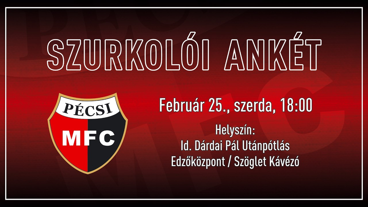 Szurkolói ankét | 2026.02.25. | PMFC TV