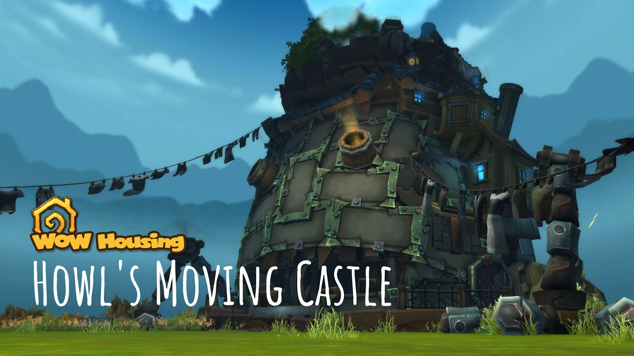 [Wow Housing] Howl's Moiving Castle #worldofwarcraft #housing