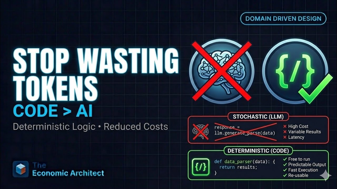 Stop Using LLMs for Everything (The Hybrid Agent + Deterministic Code)