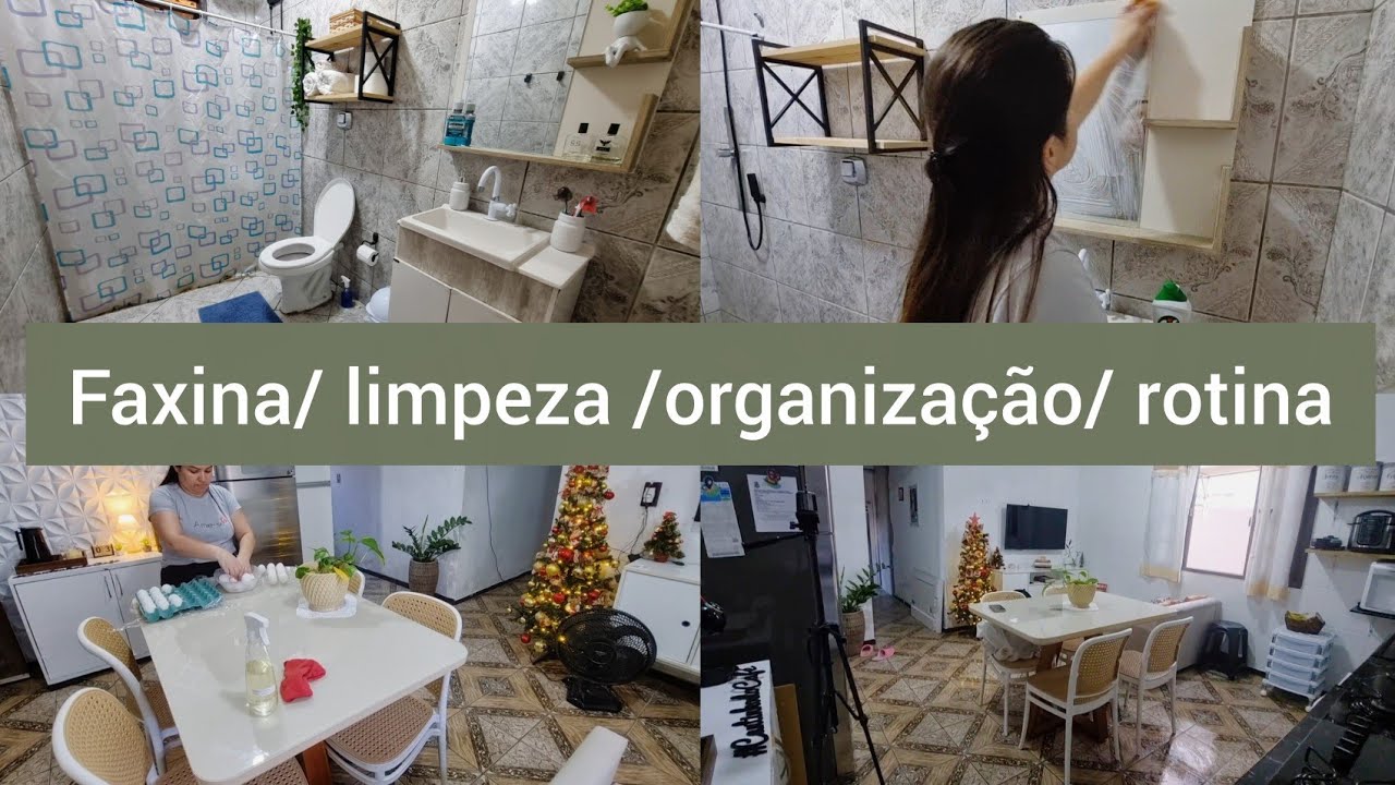 VOLG DE HOJE /FAXINA NO BANHEIRO/LIMPEZA E ORGANIZAÇÃO NA CASA