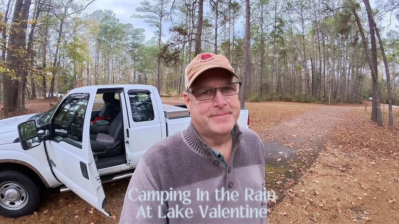 CAMPING IN HEAVY RAIN AT LAKE VALENTINE