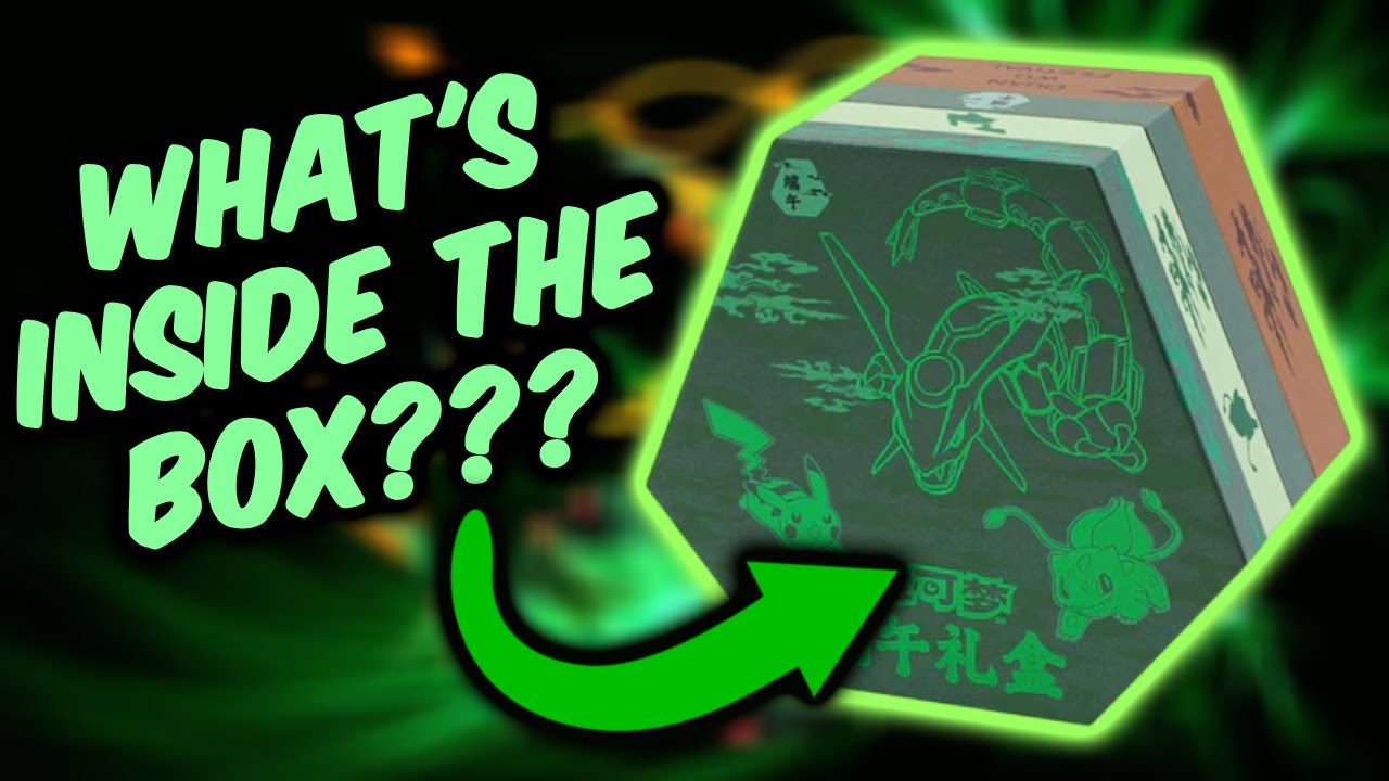 What's Inside the Pokemon Dragon Boat Festival Gift Box???