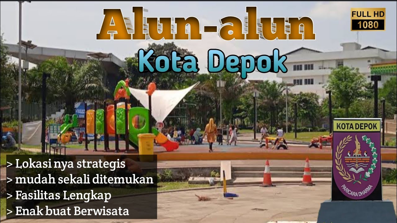 ALUN-ALUN KOTA DEPOK!! Tempat Nongkrong Paling Asyik Di Depok