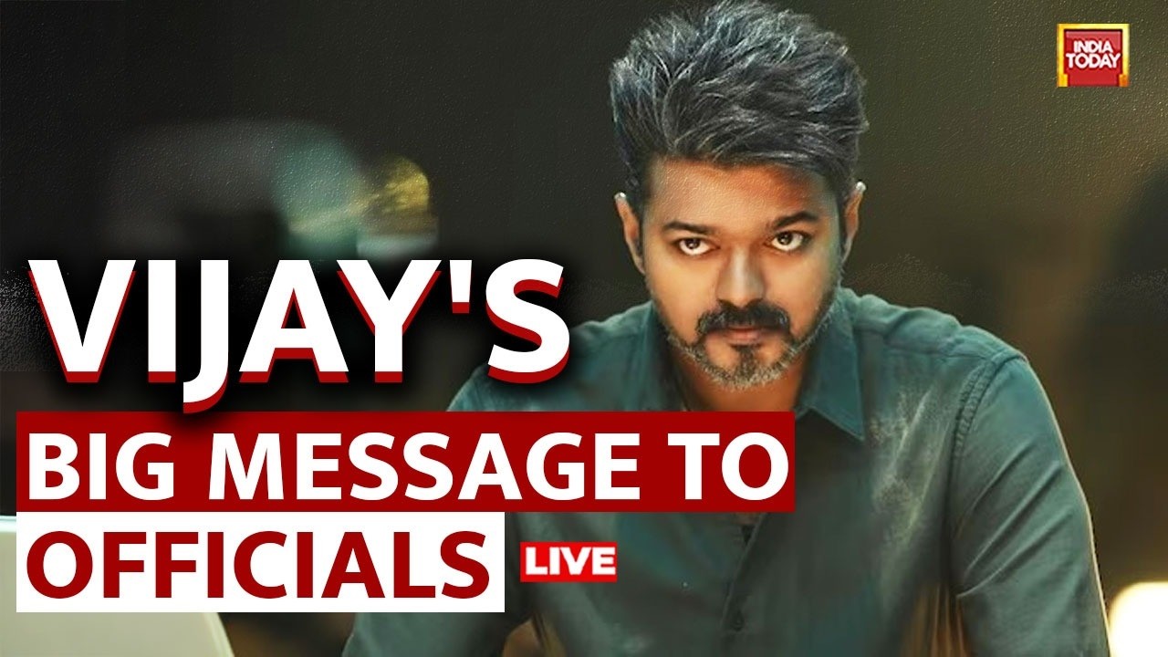 Vijay News Live: TN CM Vijay's Big Message To Officials | Tamil Nadu News | India Today LIVE