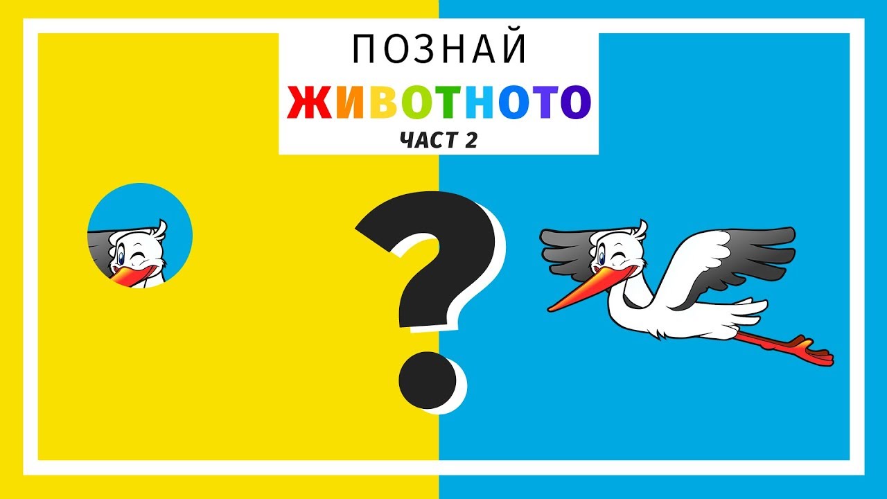 ПОЗНАЙ ЖИВОТНОТО (2) - котенце😼, кученце 🐶, зайче 🐰, мече 🐻 [+ ОЩЕ]