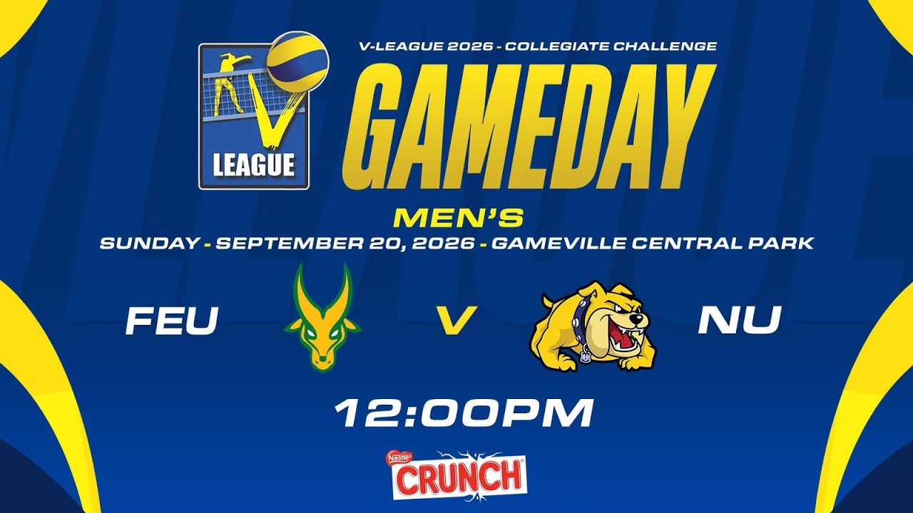 FEU vs NU | Preliminaries | 2026 Men's V-League: Metro Manila Division