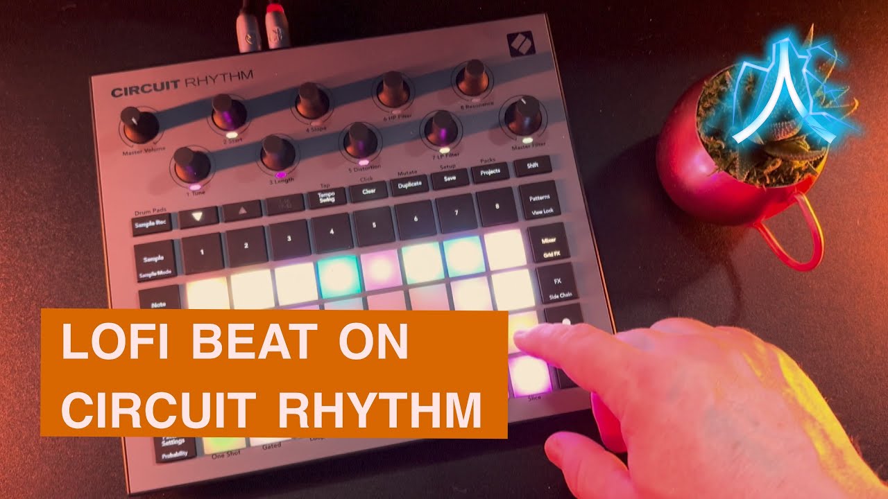 LoFi music made on the Circuit Rhythm featuring Grid FX