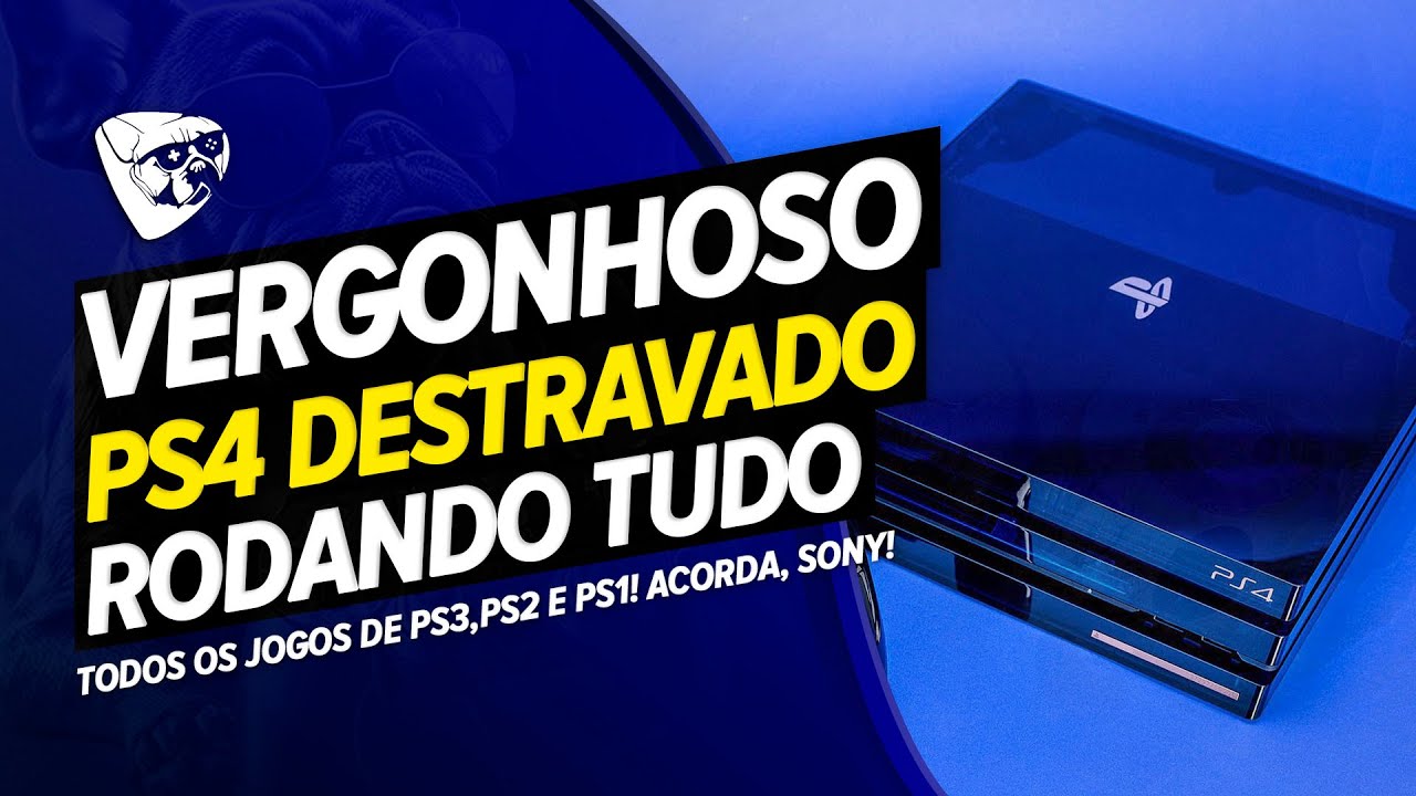 VERGONHOSO! Novo DESBLOQUEIO Do PS4 finalmente RODOU TODOS Os JOGOS De PS3,PS2 e PS1! ACORDA, SONY!