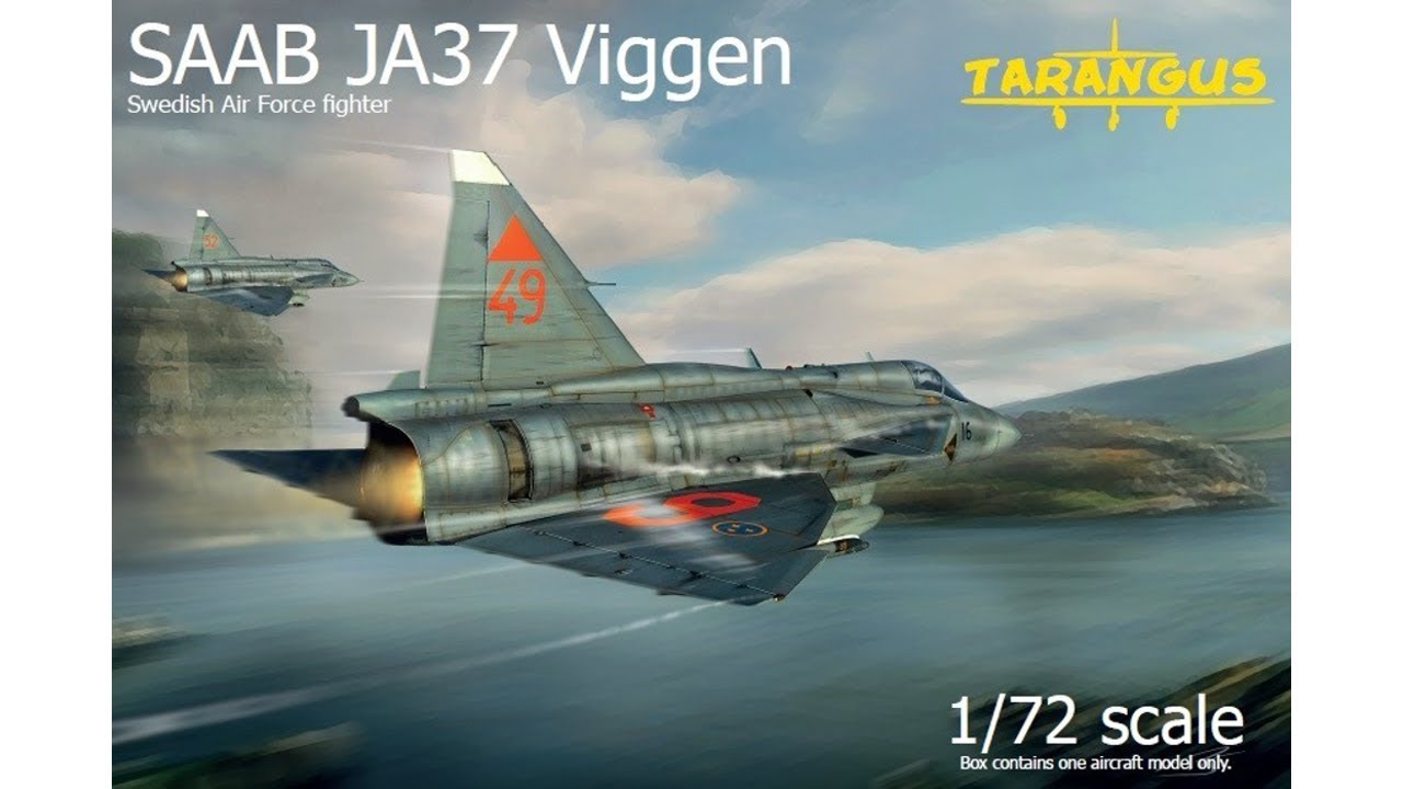 Tarangus 1/72 SAAB JA37 Viggen Build-log and Reveal