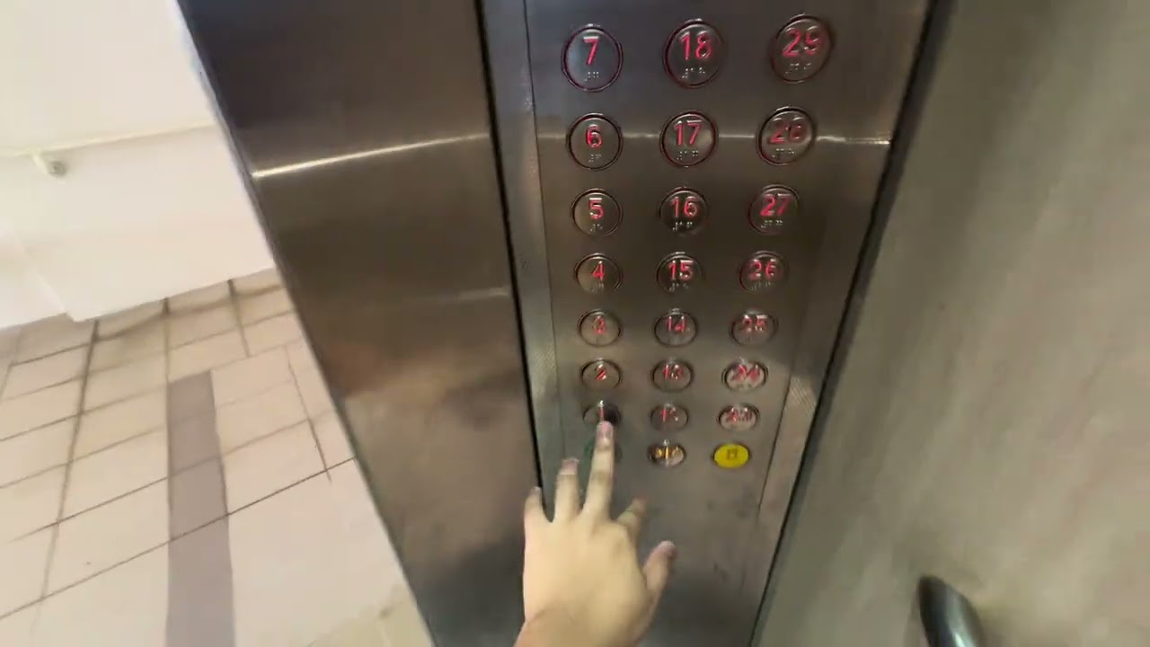 IFE Elevator at Block 302A Woodlands Peak (Lift A).