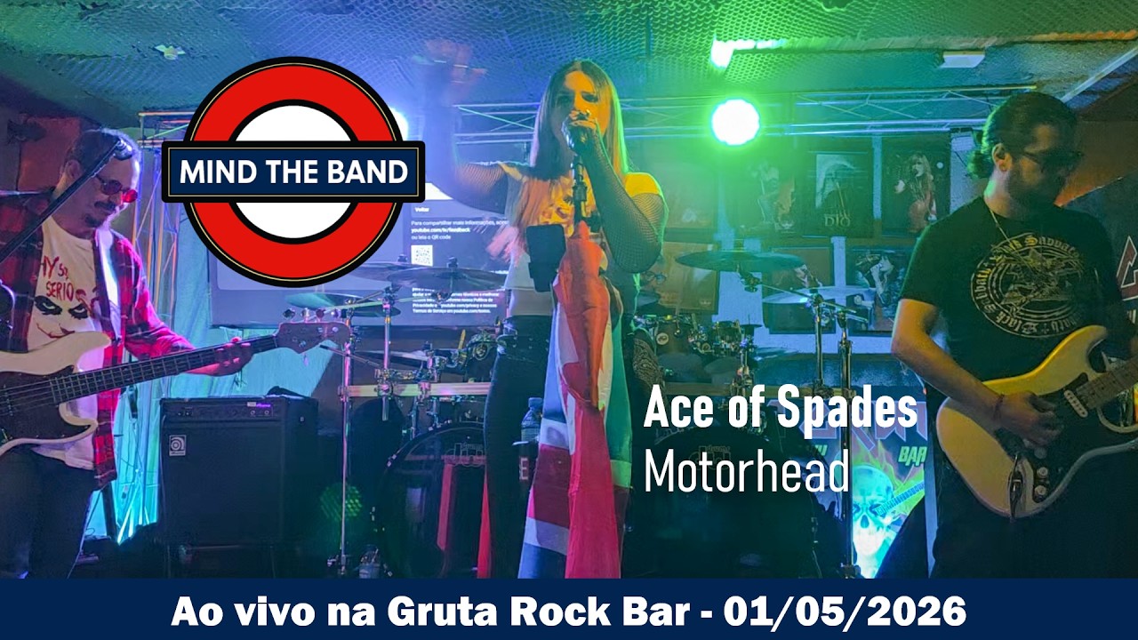 Ace of Spades (Motorhead) - Cover ao vivo | MIND THE BAND (Gruta Rock Bar, 01/05/2026)