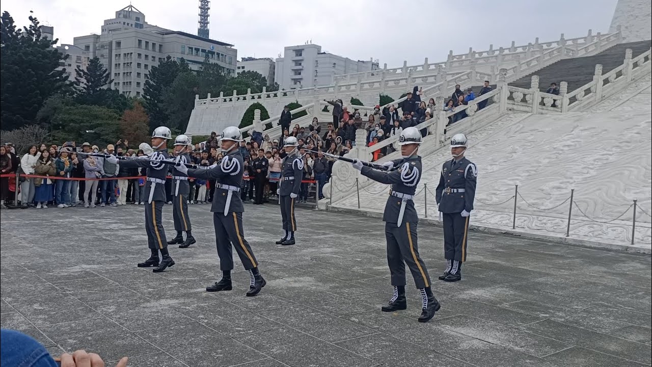 20260208中正紀念堂Chiang Kai Shek Memorial Hall陸軍儀隊戶外巡查+訓練展示