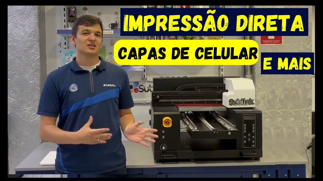 IMPRESSÃO DIRETA EM UV (Capa de Celular, Crachá e Mais!!!) | SUBLINKS