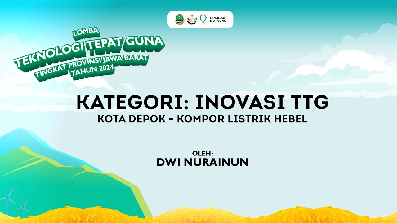01 - KATEGORI: INOVASI TTG - KOTA DEPOK - KOMPOR LISTRIK HEBEL