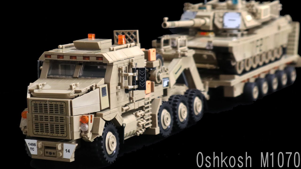 レゴ互換【M1070戦車運搬車】Oshkosh M1070