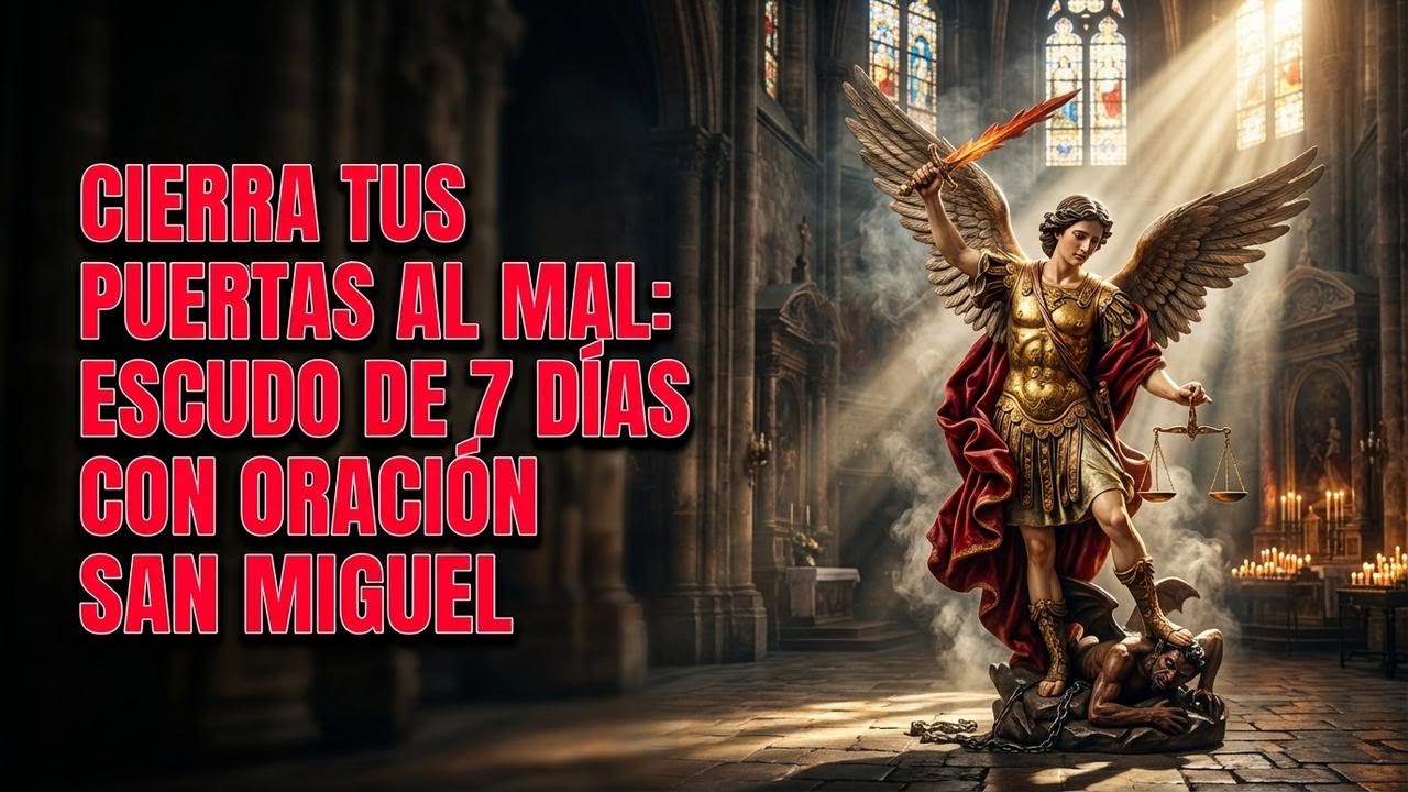 CIERRA TUS PUERTAS AL MAL: Escudo de 7 Días con la Oración a San Miguel