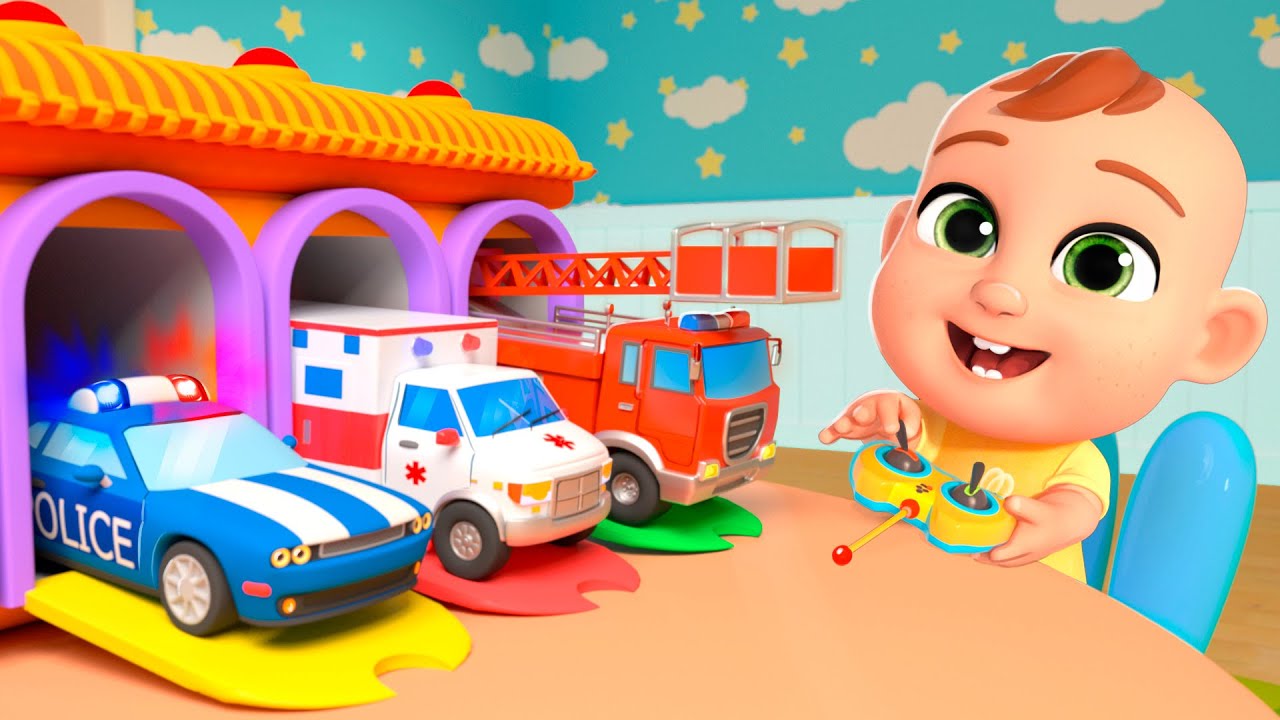Hickory Dickory Dock (Rescue Cars & Trucks) and MORE Educational Nursery Rhymes & Kids Songs