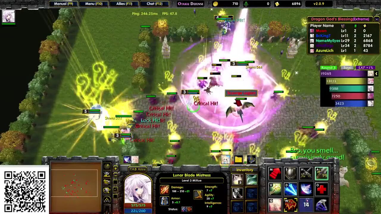 Otaku Defense v2.0.9 - Luna - 3 người vẫn win