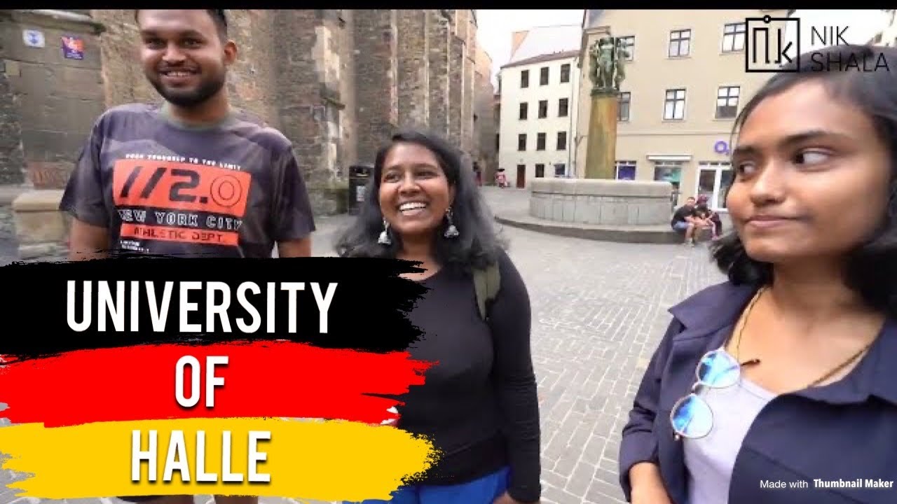 (UNIVERSITY OF HALLE) Campus Tour of Martin-Luther-University Halle-Wittenberg by Nikhilesh Dhure