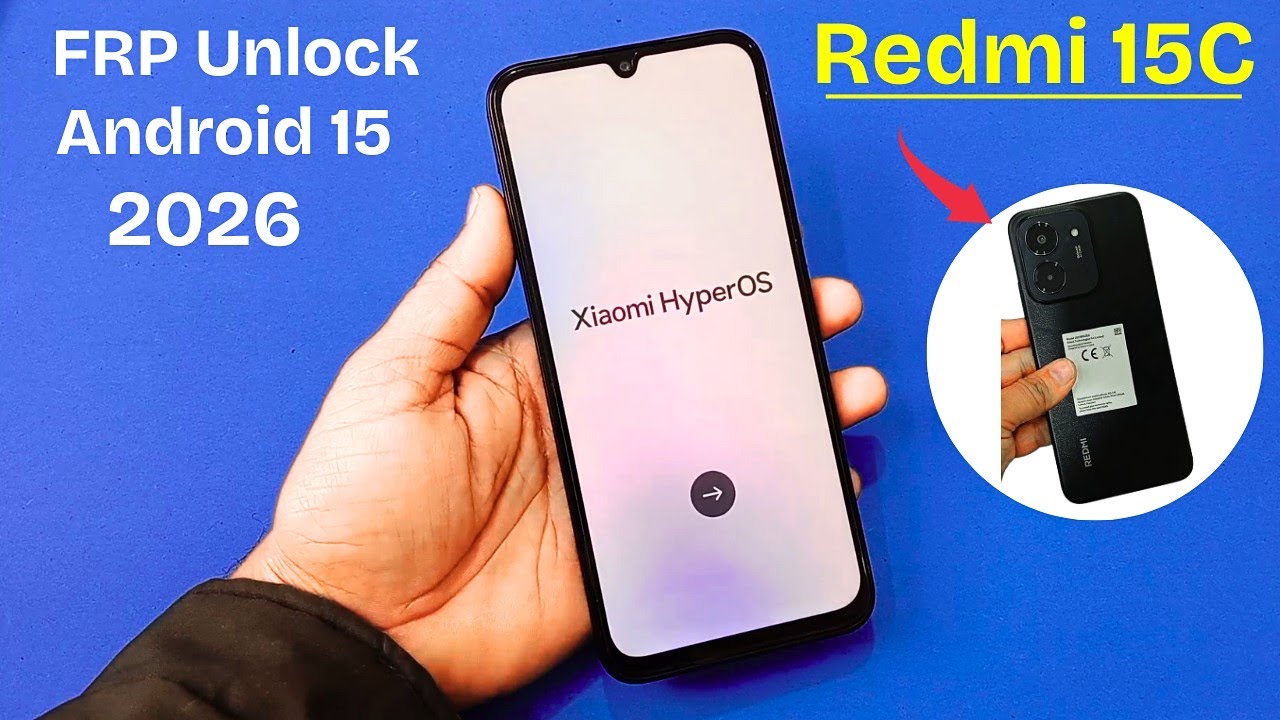 Redmi 15c GOOGLE/FRP BYPASS 2026 Android 15 Without PC (HyperOS) Fix Second Space Not Working