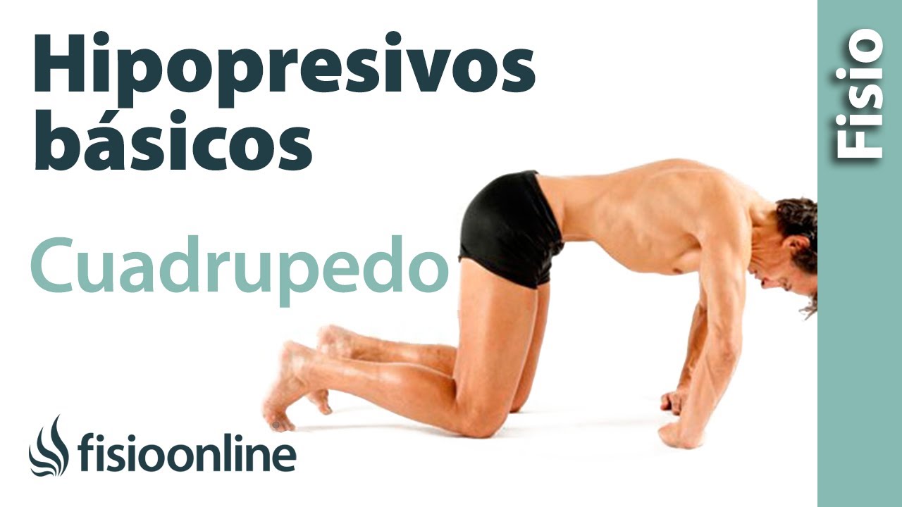 Ejercicio hipopresivo básico: Postura en cuadupedia