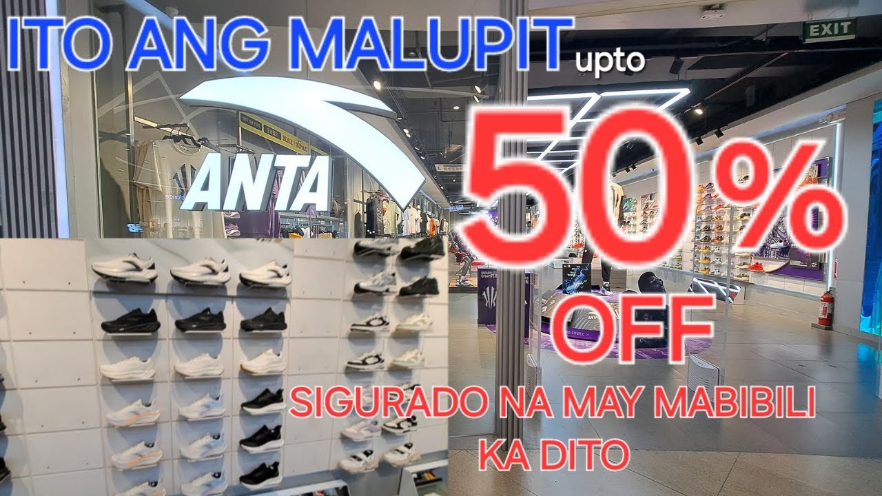 50% OFF ORIG NA ANTA SHOES MAY MABIBILI KA DITO