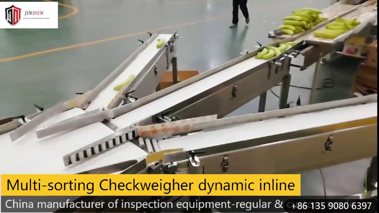 Multi-sorting checkweigher-banana vegetable weighing sorting