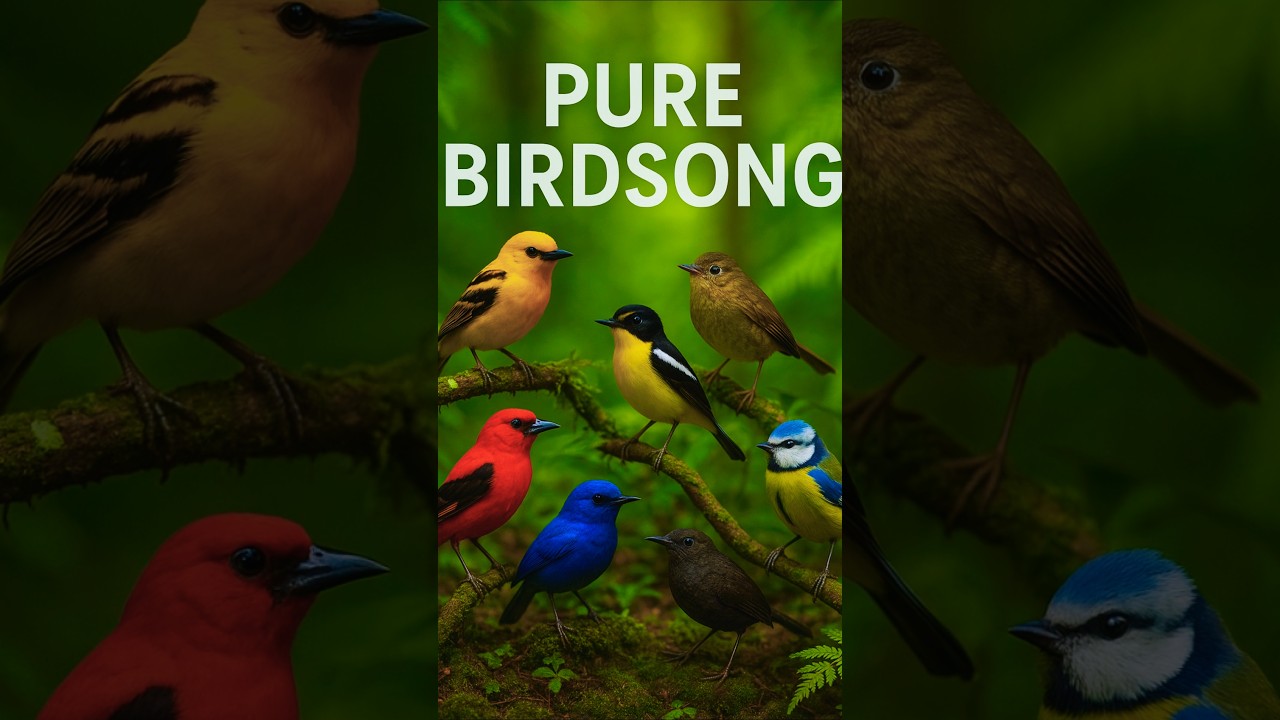 Pure Birdsong & Nature Sounds &ndash; No Music | Rainforest & Woodland Birds Singing